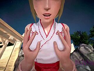 Helpful Fox Senko-san Cosplay in 3D Anime Maid Outfit Parody