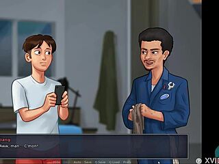 getting blown by hot brunette teen in summertime saga 😘