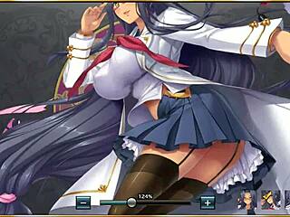 gif of true love hime musou tenka touitsu den with shuuyu in uniform