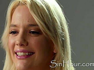 skinny blonde kenna james feels pleasure in solo masturbation session