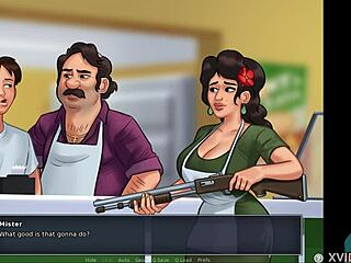 getting blown by hot brunette teen in summertime saga 😘