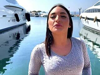 sarah, 21, gets facial cumshot on small tits in saint tropez?