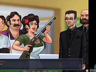 getting blown by hot brunette teen in summertime saga 😘