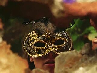 lucid dreaming striptease with ripped clothes petite heels outdoor