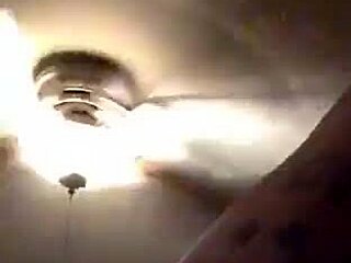 Retro riding blue films with tattoo