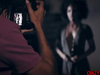 ebony MODEL ENJOYS HARDCORE FUCK with PHOTOGRAPHER