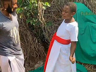 The Prophetess Bent Over In Intense Session