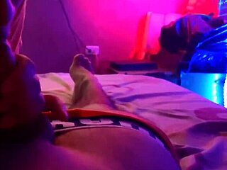 Wake boyfriend with blowjob, ride cock, cum inside!