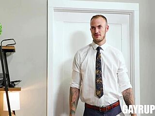 Vay be! Hevesli stajyer Christian Wilde, Sam Ledger'ı sertçe deliyor gay porno