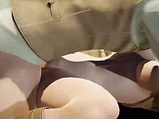 Резидент Ивил 4 Эшли Грэм сосёт жёстко и глотает каждую каплю