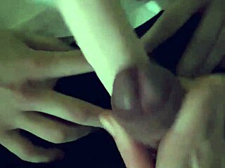 Gay Couple Engages In Frottage Handjob Using Strap On Toy