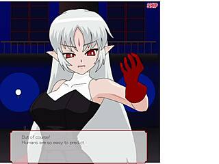 Curvy Babe Squirts in Vampire Hunter Game