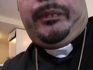 Why does the slutty schoolgirl fuck the priest? It's so naughty!