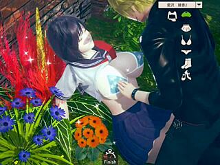 Emotionless AI Girl Gives Handjob And Blowjob In Hentai