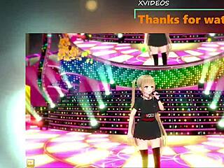 anime yagokoro eirin gets big tits rubbed in 3d hentai