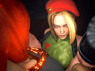 Oye, mira esta compilación caliente de Cammy en 3D 🔥