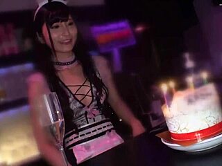 Homemade Asian Babe Moa Sucks Cock and Squirts