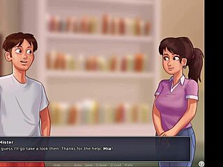 Summertime saga 44 • cumshot in the library