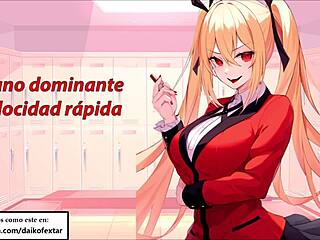 Roleplay JOI Hentai in Spanish with Kakegurui Quickie Game Contest