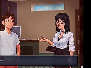 Summertime saga 44 • cumshot in the library