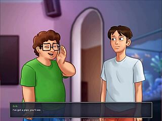 Blonde Gets Facial in Summertime Saga