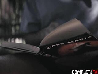 Blonde teen with small tits fingered