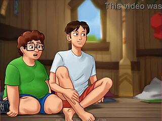 Blonde Gets Facial in Summertime Saga