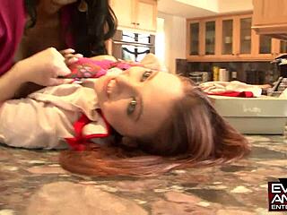 Delotta Brown And Nyomi Banxxx In Lesbian Scene