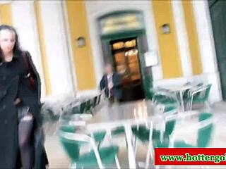 Horny Latina Babe in Lingerie Seduces Colleague with Stockings and Heels