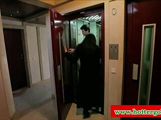 Horny Latina Babe in Lingerie Seduces Colleague with Stockings and Heels