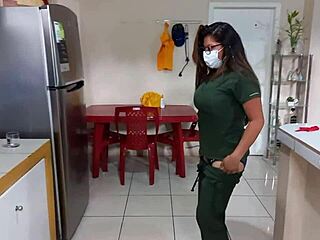 Naughty Nurse Undresses For Patient In Hospital