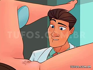 고르다가 애널 씬에서 엉덩이를 세게 박혀.