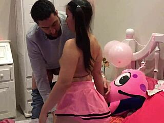 Petite South American Sucks Monster Cock