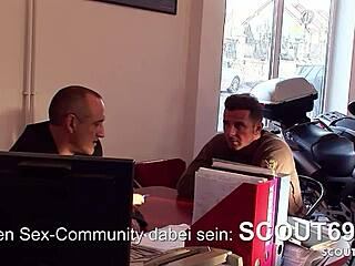 blonde twins rough anal 4some 😈