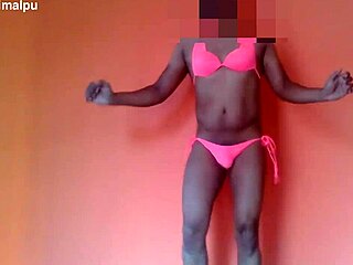 Shake Karaan Dances Seductively In Her Pink Bikini