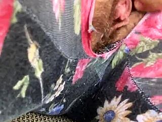 Teasing my lil pussy to squirt real hard, oops!