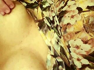 Young amateur moaning during homemade masturbation and cum