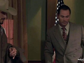 Three spicy blondes ride hard in group action. They convince the copper to nab the robber!