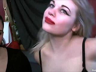 Wow! Pixiee Little and Violet in Bukkake Party!