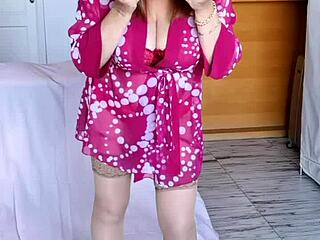 Mariaold Shows Big Tits And Holes For Your Cock