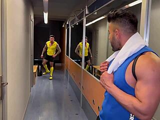 Favio Vador Bareback Slams Freddy Salvador's Smooth Tattooed Ass