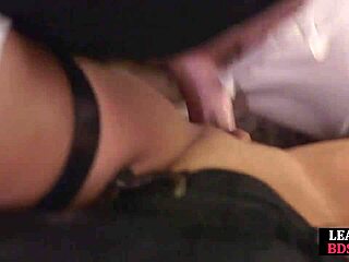 bondage subject bound and fucked by dom during masterclass