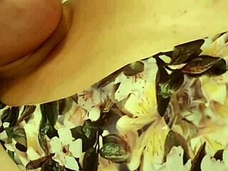 Young amateur moaning during homemade masturbation and cum