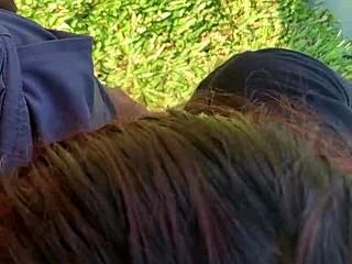 Public Sex Compilation with My Brunette Girlfriend, Part 1