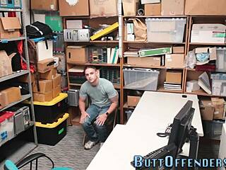 Gay thief caught giving blowjob?