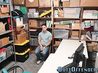 Gay thief caught giving blowjob?