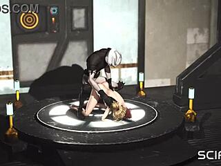 سايبورغ وحش ينيك الفتاة الساخنة بشراسة