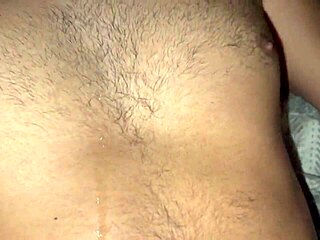 chubby guys indulge in bareback fucking on bed