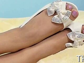 She takes on a giant shlong in this blowjob scene