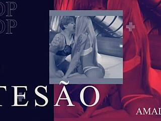 Oral festival for you with big tits bent over in party